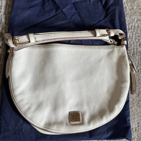 Gently used White Dooney & Bourke hobo - Picture 9 of 10